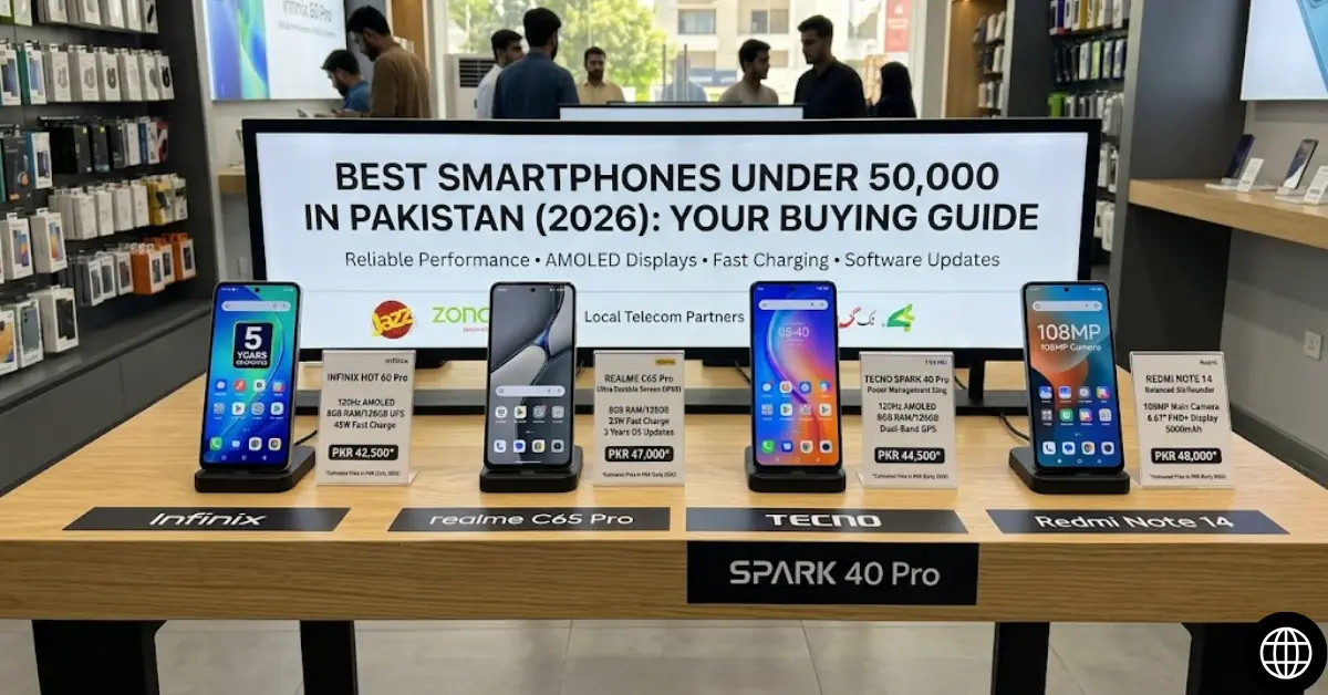 Best Smartphones Under 50000 in Pakistan (2026): Complete Buying Guide